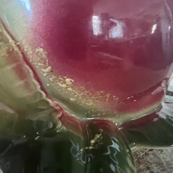 Vintage Royal Copley Apple Wall Pocket / Planter 1940s - Picture 5 of 9